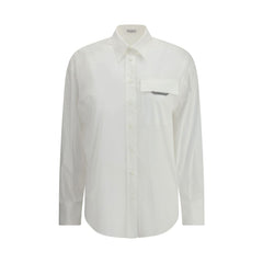 Brunello Cucinelli White Cotton Shirt