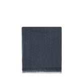 Brunello Cucinelli Blue Cashmere Scarf
