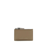 Brunello Cucinelli Beige Calf Leather Bos Taurus Wallet