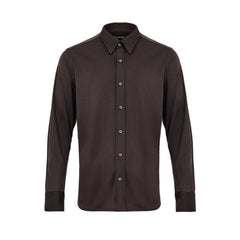 Tom Ford Brown Silk Shirt