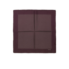 Tom Ford Bordeaux Silk Clutch Bag
