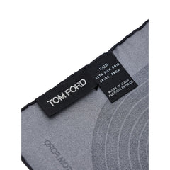 Tom Ford Gray Silk Clutch Bag