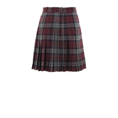 Dolce & Gabbana Bordeaux Wool Mini Skirt