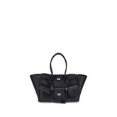 Balenciaga Black Calf Leather Bos Taurus Shoulder Bag