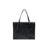 Bottega Veneta Black Leather Briefcase