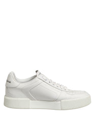 Dolce & Gabbana White MIAMI Calf Low Top Men Sneakers Shoes