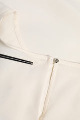 Dolce & Gabbana White Embellished Crystal Sequin Fairy Top