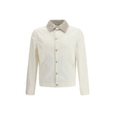 Brunello Cucinelli White Cotton Denim Jacket