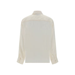 Fendi White Silk Shirt