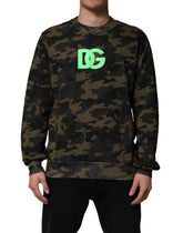 Dolce & Gabbana Multicolor Camouflage Men Sweatshirt Sweater