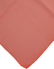 Dolce & Gabbana Orange Silk Neck Wrap Square Foulard Scarf