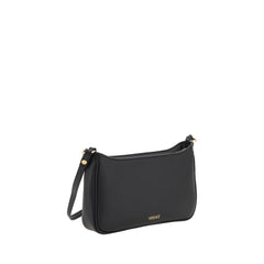 Versace Black Calf Leather Bos Taurus Shoulder Bag