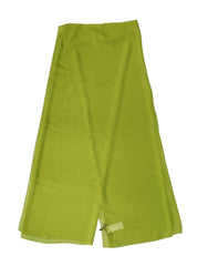 Dolce & Gabbana Green Polyester Stole Neck Wrap Shawl Scarf
