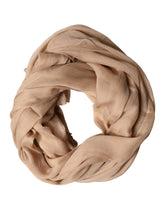 Dolce & Gabbana Brown Silk Stole Neck Wrap Shawl Men Scarf