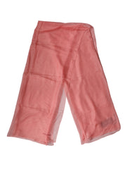 Dolce & Gabbana Light Pink Stole Neck Wrap Shawl Scarf