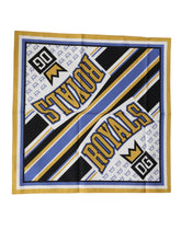 Dolce & Gabbana Multicolor DG Royals Square Foulard Men 50cm x 50cm Scarf