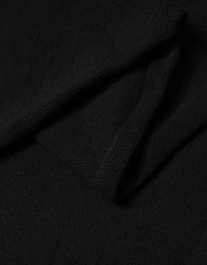 Dolce & Gabbana Black Wool Knit Neck Wrap Shawl Men Scarf