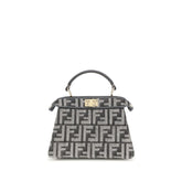 Fendi Blue Fabric Handbag