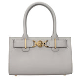 Versace Gray Leather Handbag