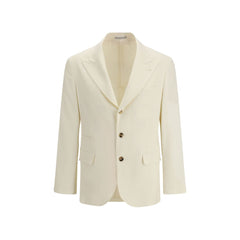 Brunello Cucinelli Beige Wool Blazer