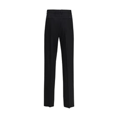 Versace Black Wool Oves Aries Dress Pants