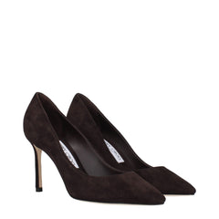 Jimmy Choo Brown Leather Pumps