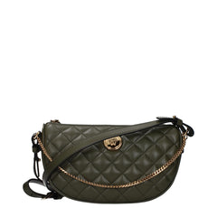 Versace Green Leather Handbag