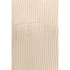 Fendi Beige Wool Oves Aries Sweatshirt