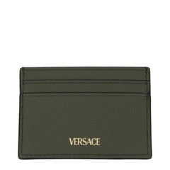 Versace Green Leather Cardholder