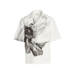 Alexander McQueen White Cotton Shortsleeve Shirt