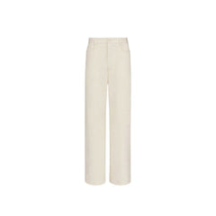 Dior White Cashmere Chino Pants