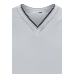 Brunello Cucinelli White Cotton T-Shirt