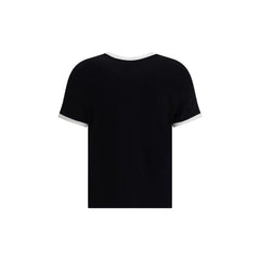 Versace Black Viscose T-Shirt
