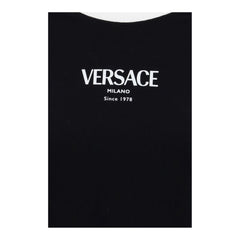 Versace Black Viscose T-Shirt