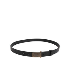 Dolce & Gabbana Black Leather Regular Belt