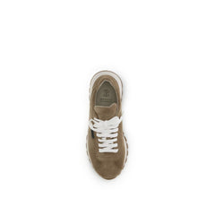 Brunello Cucinelli Beige Rubber Platform Sneakers