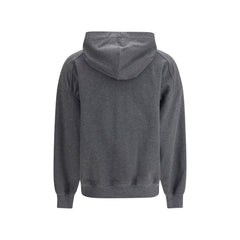 Brunello Cucinelli Gray Cotton Sweatshirt