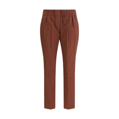 Brunello Cucinelli Multicolor Cotton Casual Pants