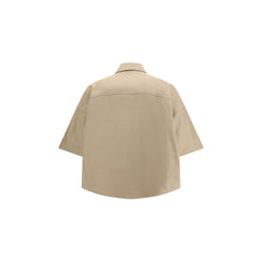 Brunello Cucinelli Beige Cotton Shortsleeve Shirt