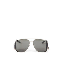 Saint Laurent Silver Metal Sunglasses