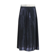 Maison Margiela Blue Acetate Midi Skirt