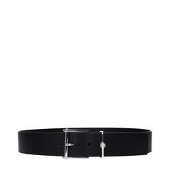 Versace Black Leather Regular Belt