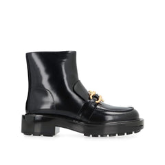 Bottega Veneta Black Calfskin Ankle Boots