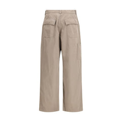 Balenciaga Beige Cotton Casual Pants