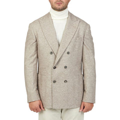 Brunello Cucinelli Beige Cashmere Blazer