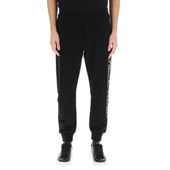 Alexander McQueen Black Cotton Joggers (Workout Pants)