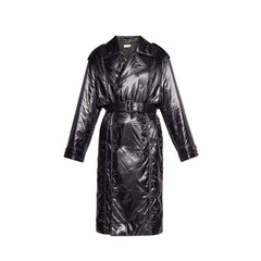 Saint Laurent Black Polyamide Coat