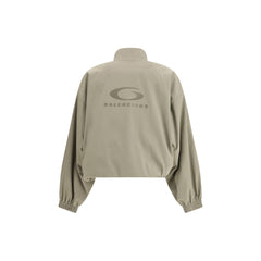 Balenciaga Beige Polyester Shell Jacket