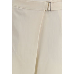 Brunello Cucinelli Beige Viscose Casual Pants