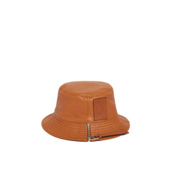 Loewe Brown Calfskin Bucket Hat